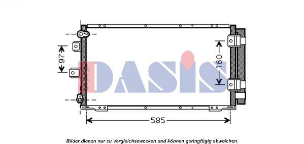 AKS DASIS Kondensators, Gaisa kond. sistēma 212033N